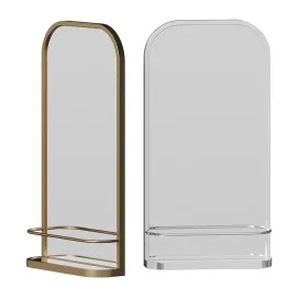 Seamless wall shelf mirror by west elm